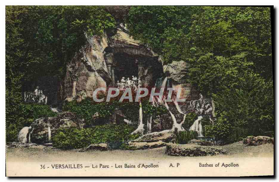CPA Versailles Le Parc Les Bains d'Apollon