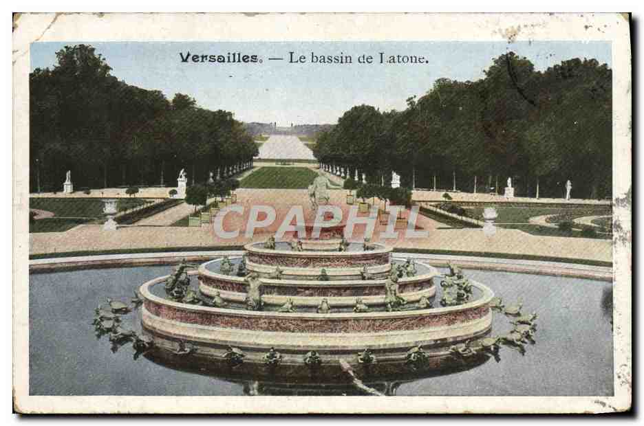 CPA Versailles Le Bassin de Latone