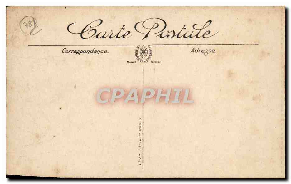 CPA Versailles Palais La grille d'honneur  — Verso