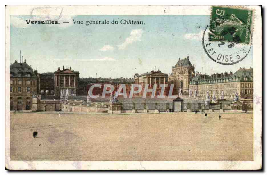 CPA Versailles Vue Generale du Chateau