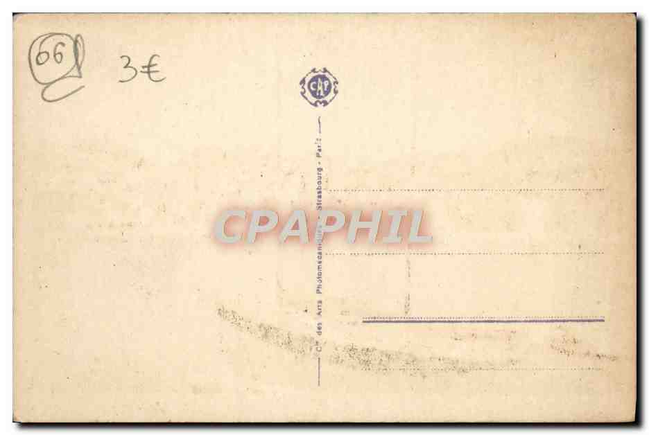CPA Menton Le port et la vieille ville Bateau — Rückseite