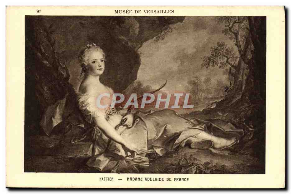 CPA Versailles Musee Nattier Madame Adelaide de France Archer Arc 