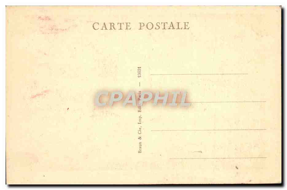 CPA Nattier Madame Henriette De France Musee de Versailles — Back