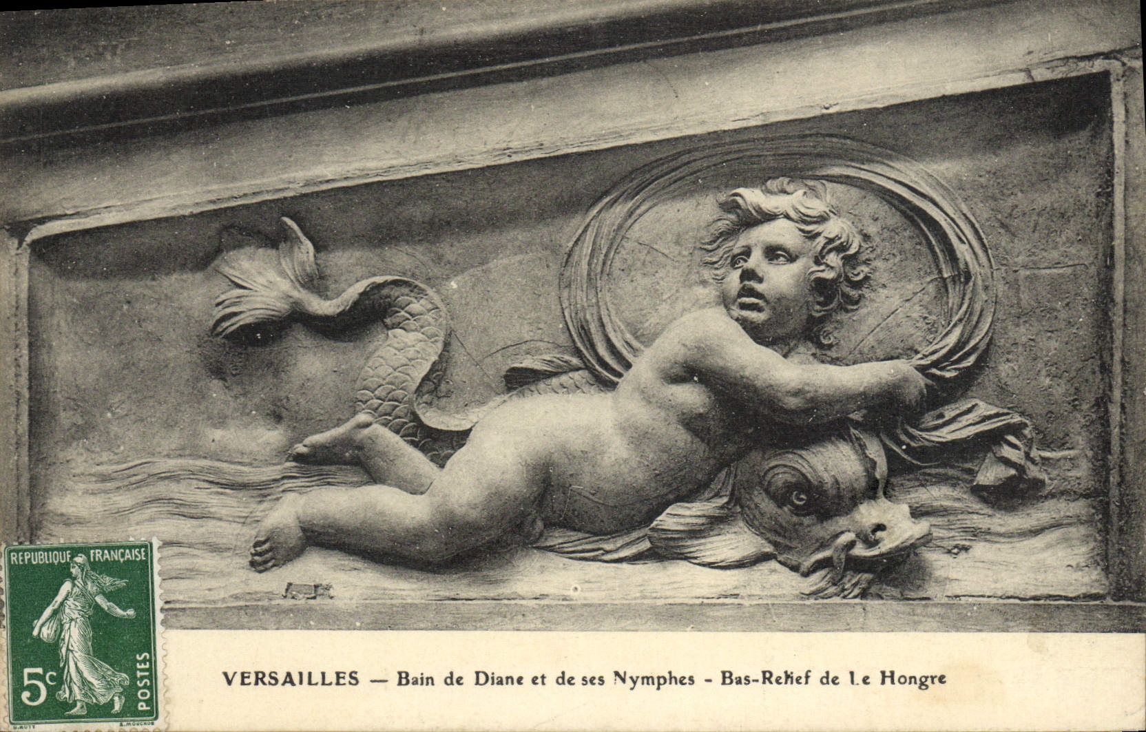 Versailles — Bain de Diane et de ses Nymphes — Bas-Relief de Lé Hongre
