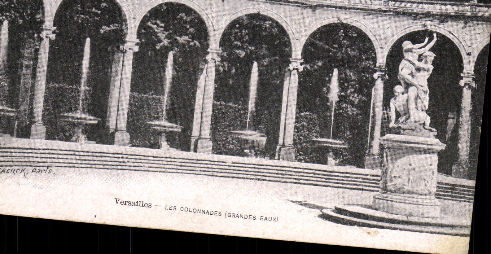 CPA Versailles Les Colonnades Grandes eaux