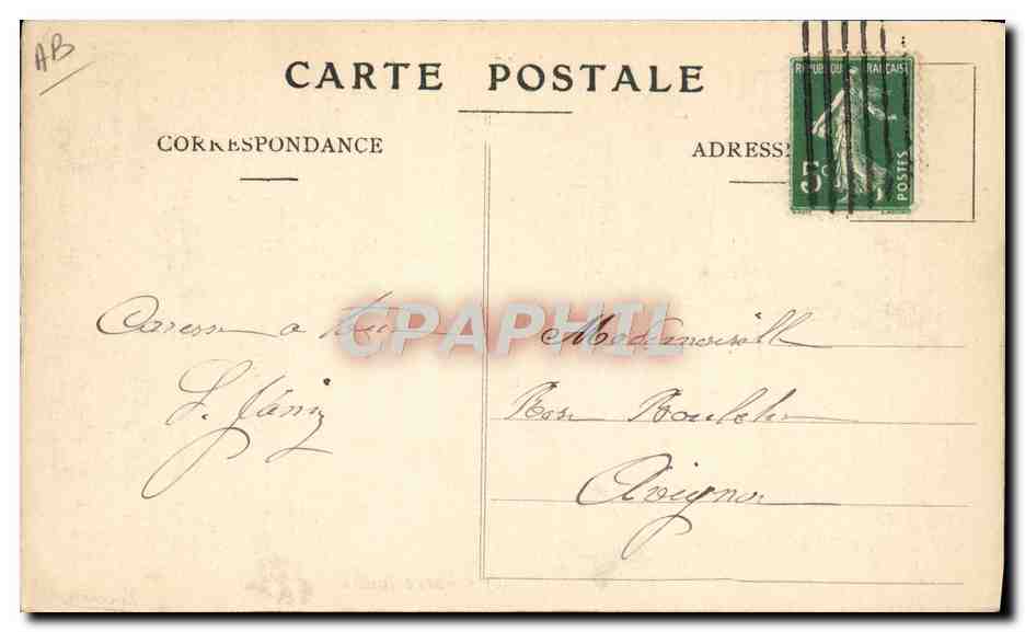 CPA Chapeau pour les assises  — Verso