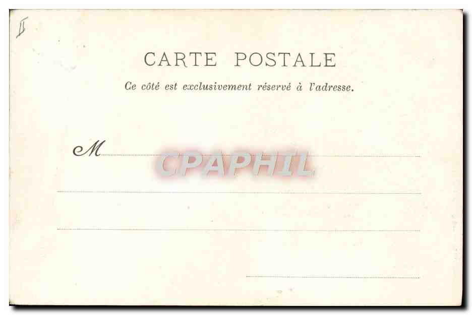CPA La femme avocat — Verso
