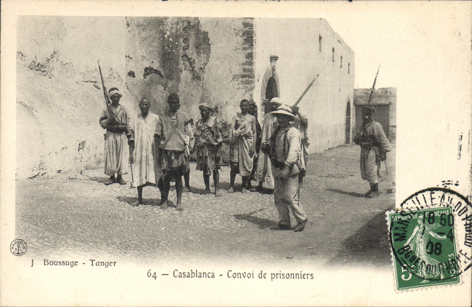 Casablanca — Convoi de prisonniers — J. Boussuge - Tanger, n°64