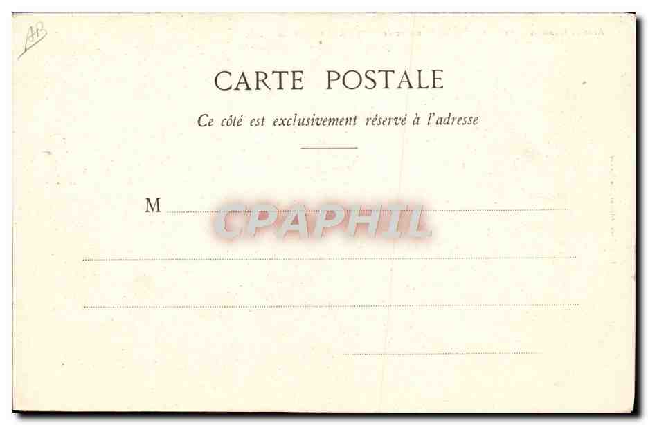 CPA Affaire Humbert Crawford Vue du domaine Celeyran La chapelle — Verso