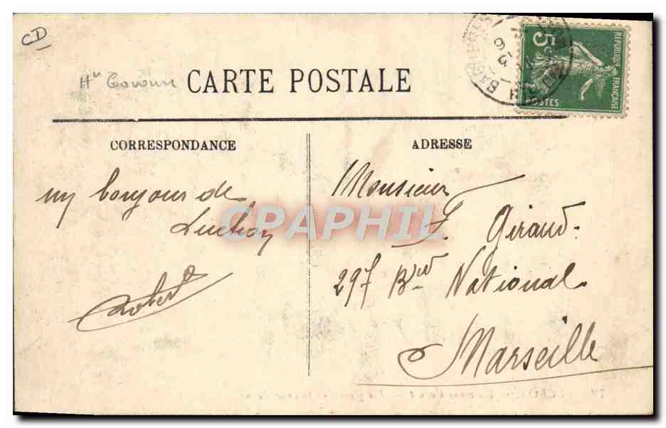 Luchon — L'Avenue Carnot — Les Guides en Grande Tenue — L.L. n°78 — Verso