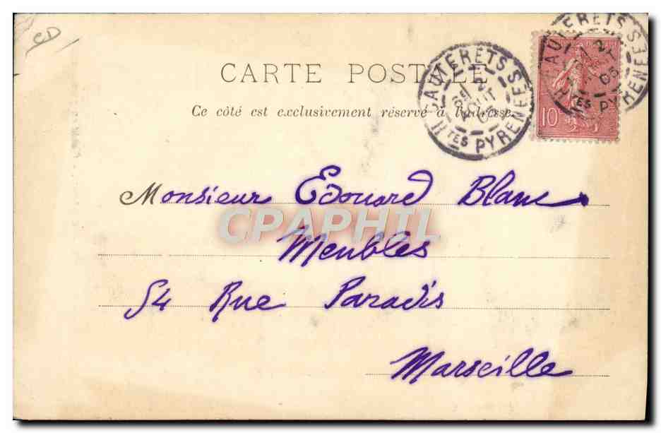 CPA Alpinisme Pyrenees Cauterets Guide en grande tenue Foklore — Reverso