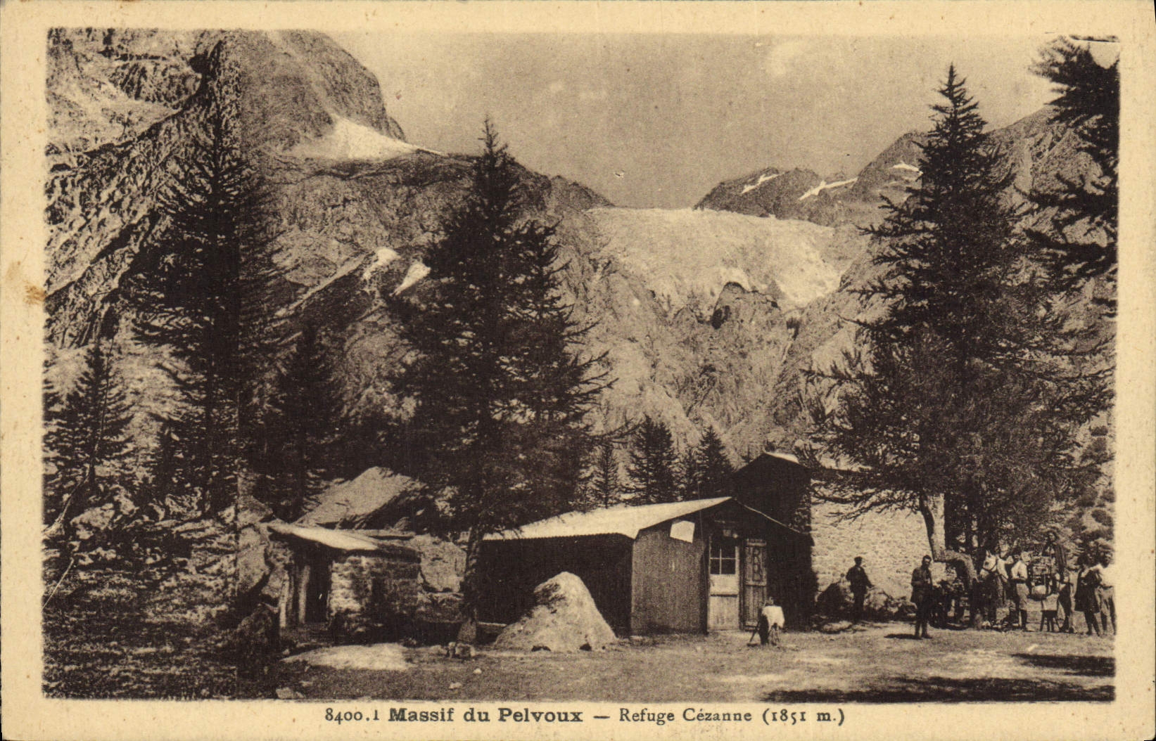 CPA Alpinisme Massif du Pelvoux Refuge Cezanne
