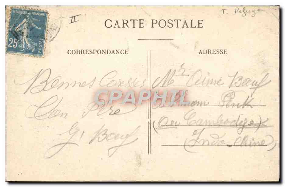 CPA Alpinisme Brianconnais De Briancon a Abries Route et refuge du col Izard — Rückseite