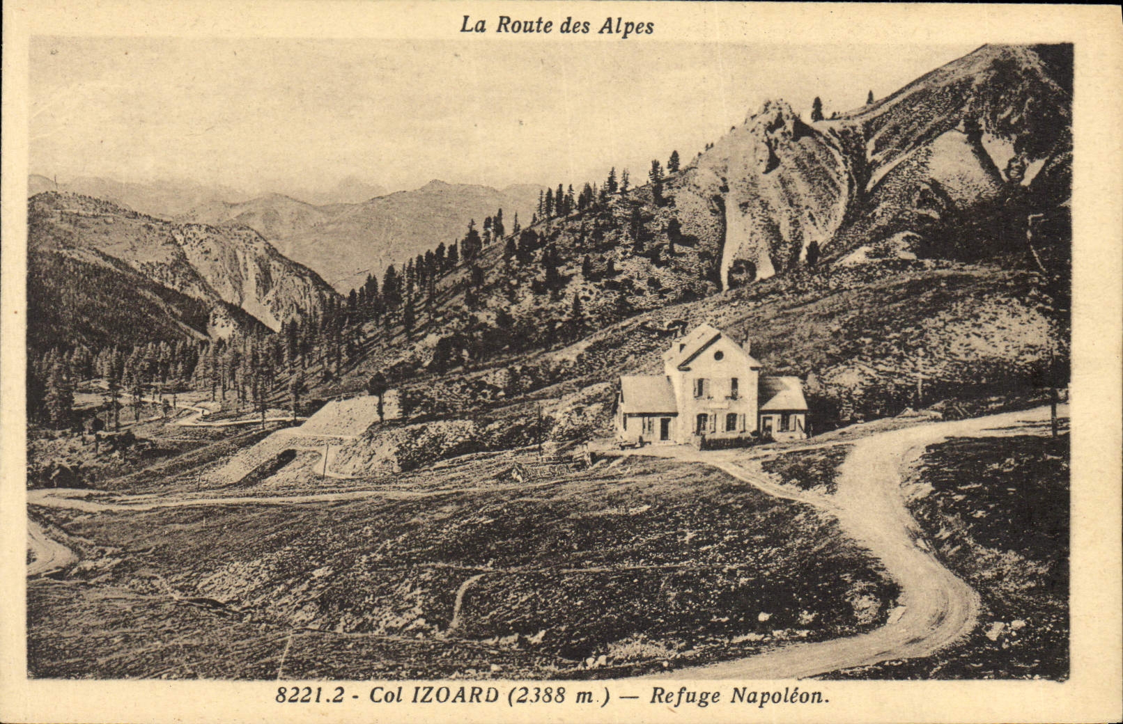CPA Alpinisme Route des alpes Col Izoard Refuge Napoleon 