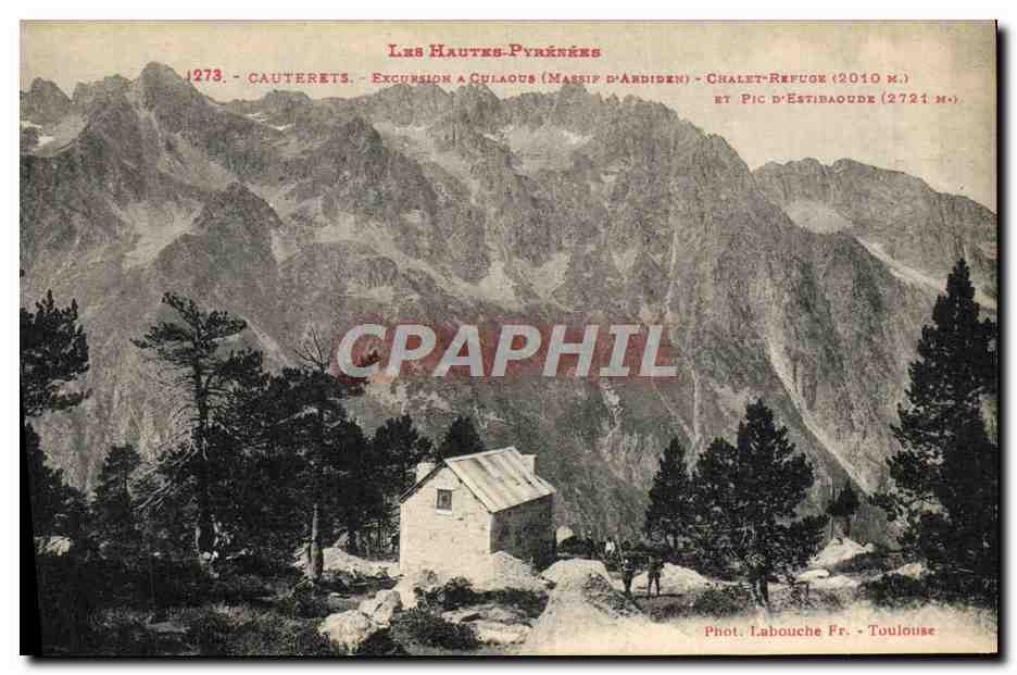 CPA Alpinisme Cauterets Excursion a culaous Massif d'Arbiden Chalet refuge et pic d'Estibaoude