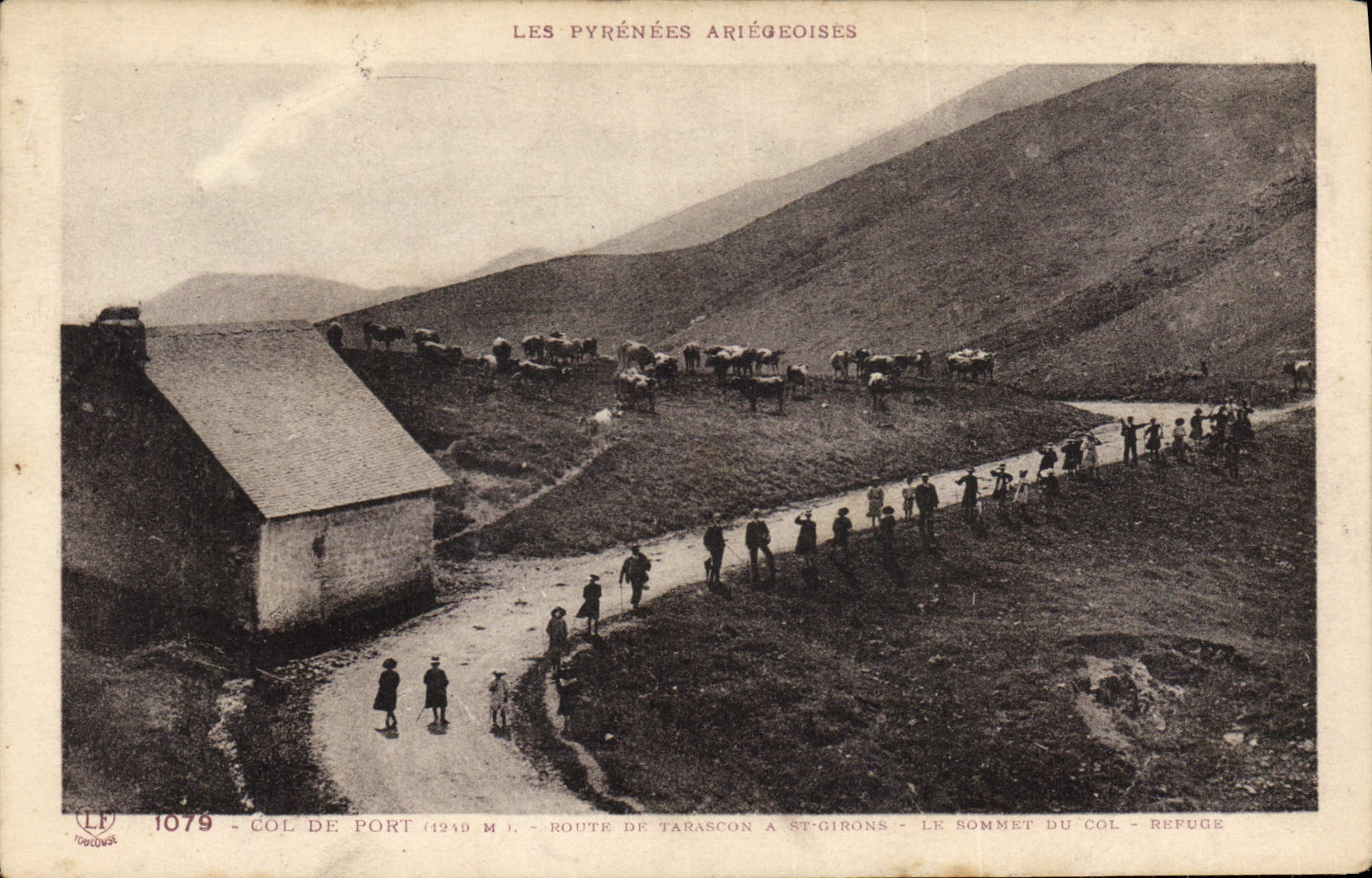 CPA Alpinisme Pyrenees Ariegeoises Col de Port Route de Tarascon a St Girons Le sommet du col Refuge 