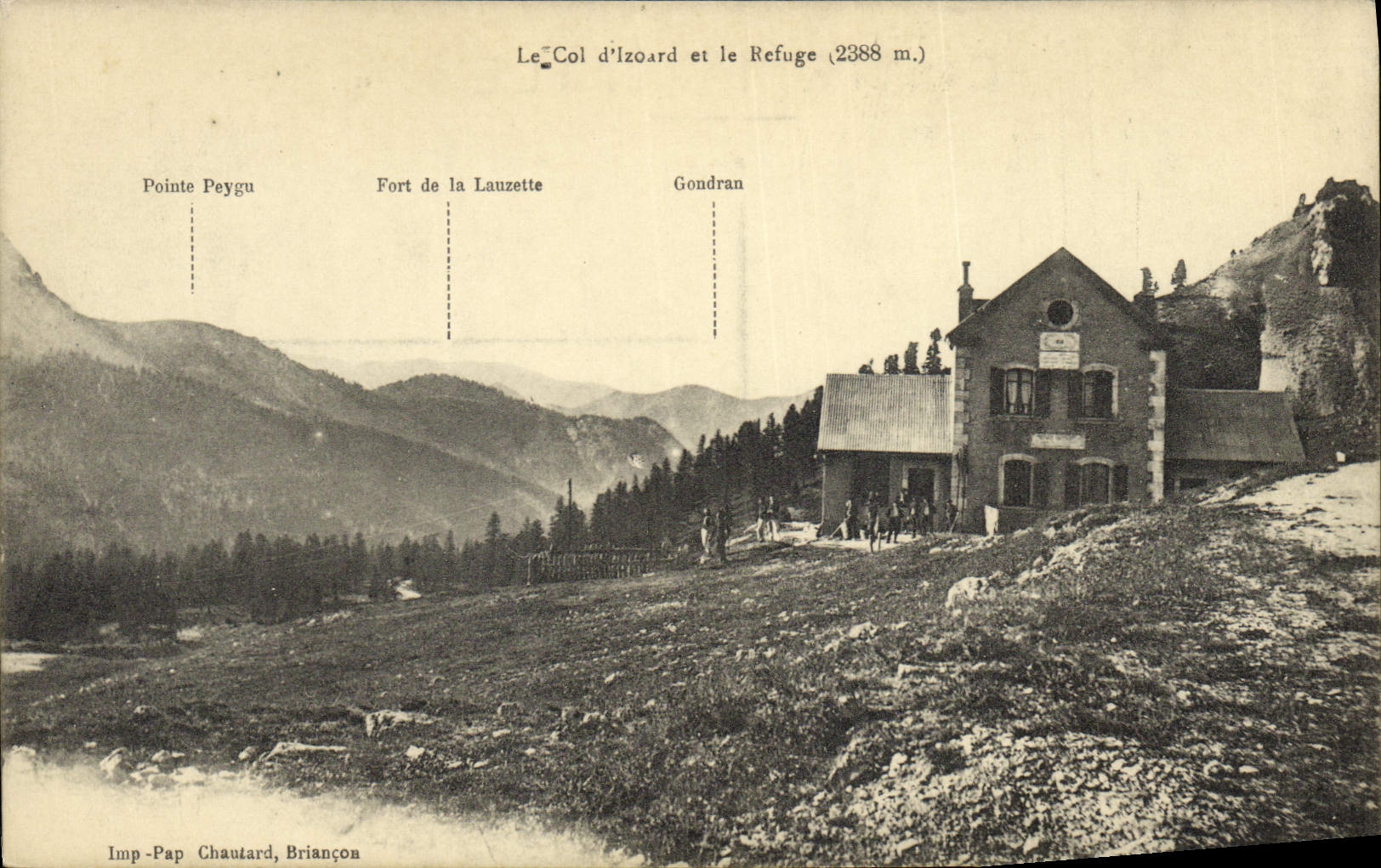 CPA Alpinisme Col d'Izoard et le refuge 