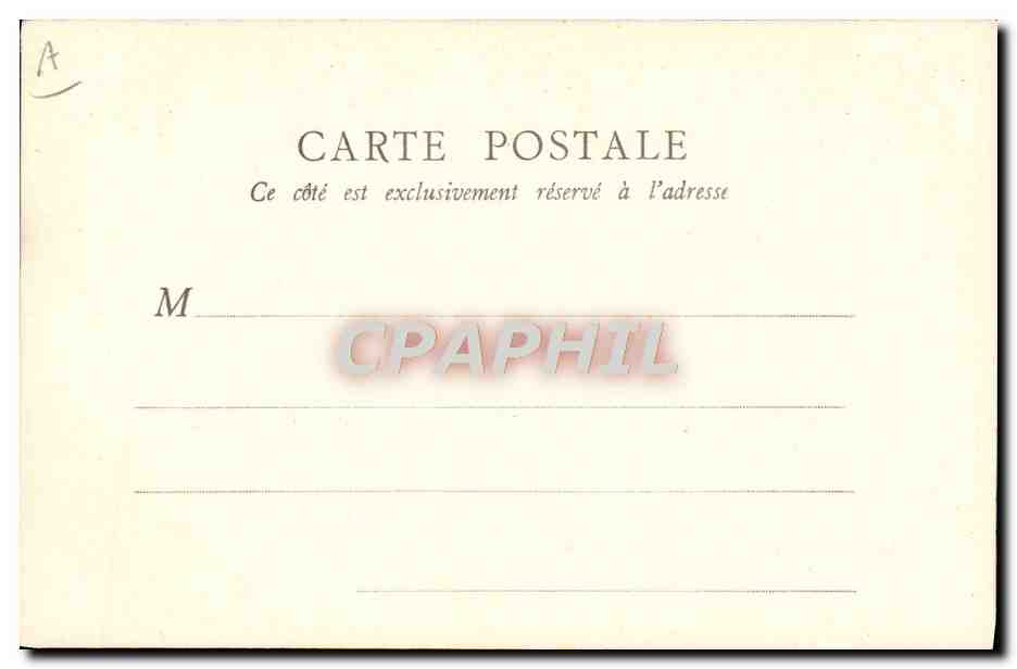 CPA Mode Coiffe Femme Palais du costume Les deux baisers epoque de la Revolution  — Rückseite
