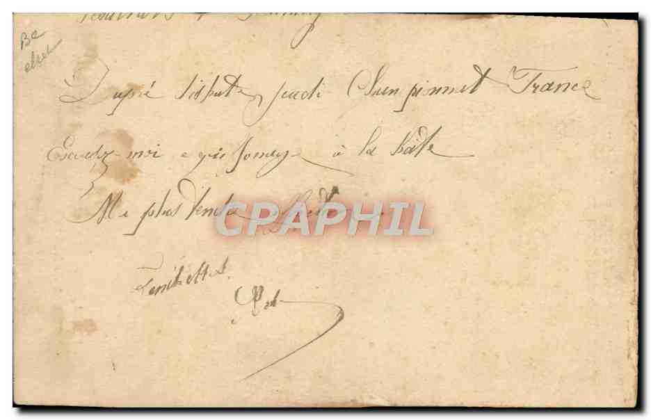 Dernière Course de LEANDER (américain) — BRUNI, LEANDER, WALTHOUR — datée 21 Août 1904 — Verso