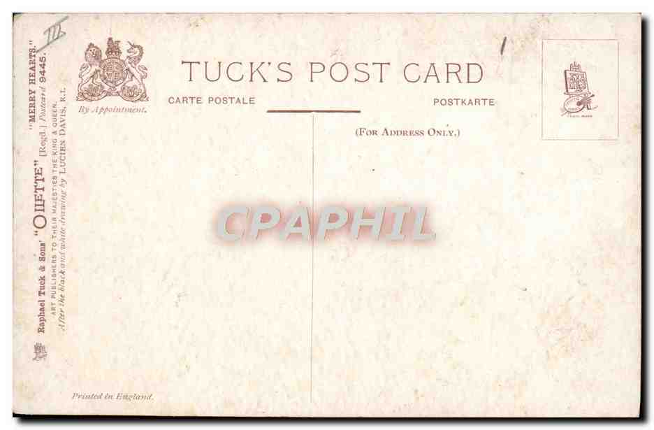 Fête de glace — Joyeux Noël — Tuck's Post Card n° 8445 — Rückseite