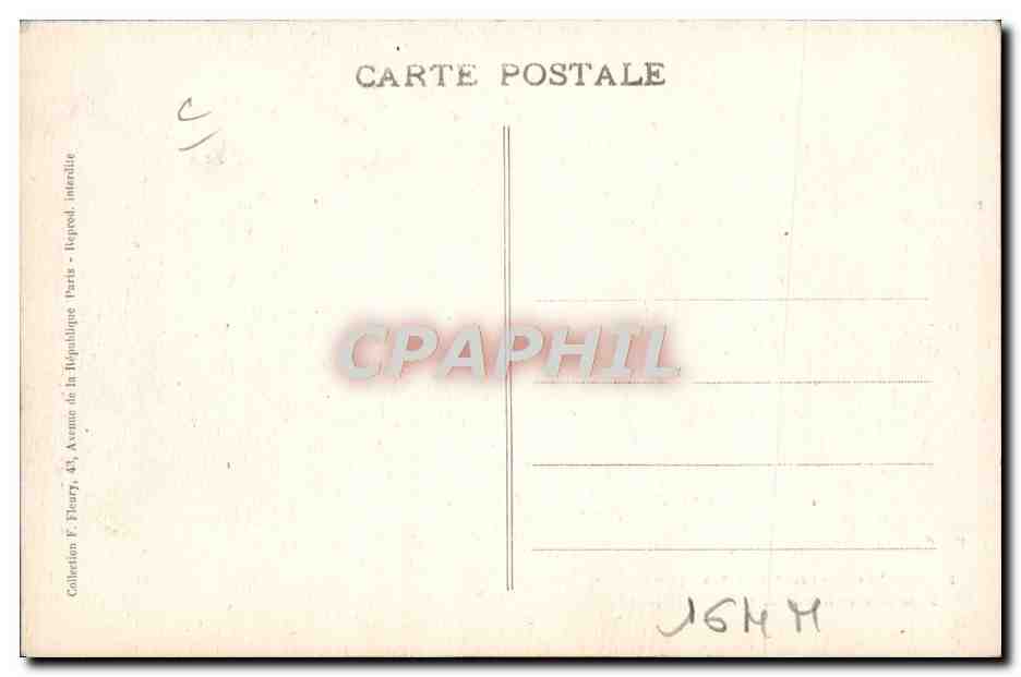 CPA Train Locomotive Mecanisme de la machine type Superpacific — Rückseite