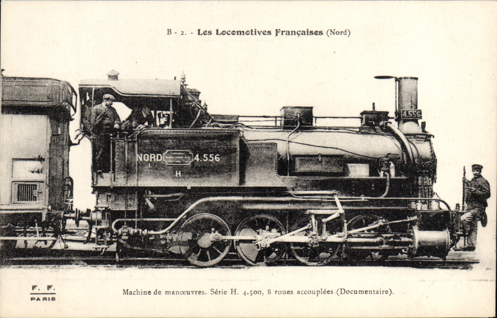 CPA Train Locomotive Machine de manoeuvres Serie H 4 500