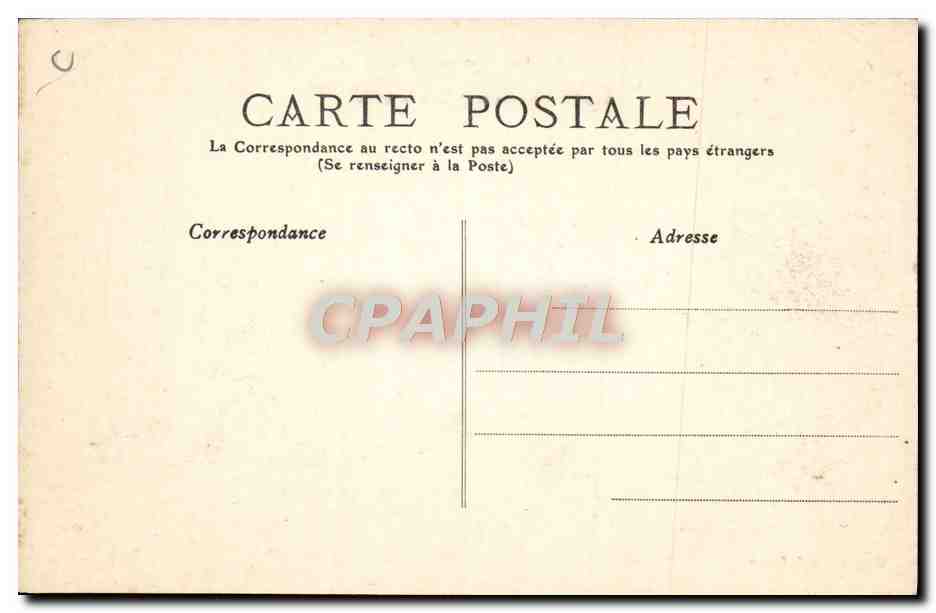 CPA Train Locomotive Machine Tender de banlieue de la Cie du Nord Type ouest — Rückseite