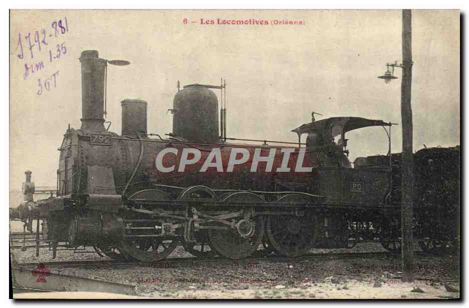 CPA Train Locomotive Machines de trains de marchandises