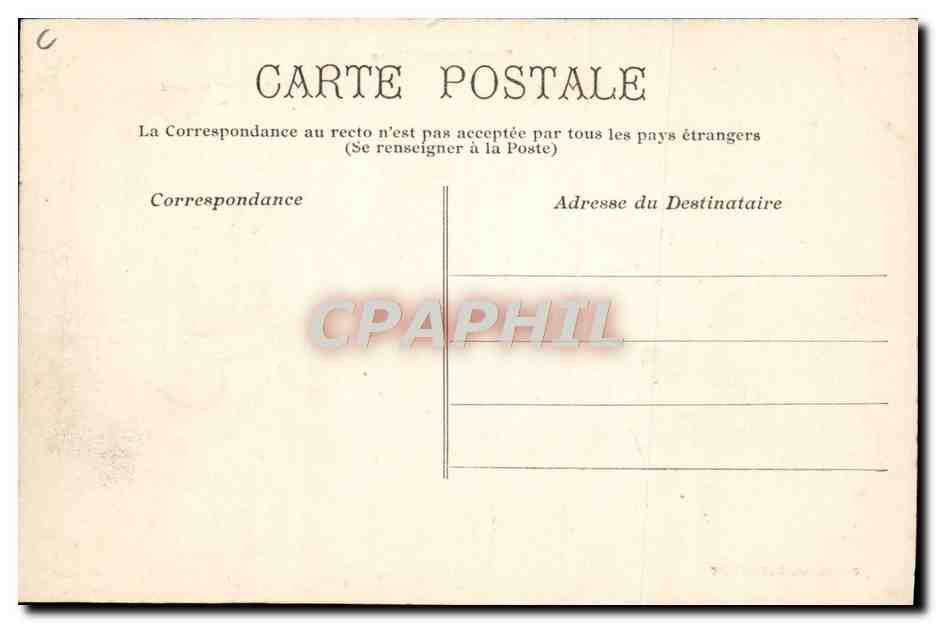 CPA Train Locomotive Machine pour trains de marchandises de la Cie du Nord  — Rückseite