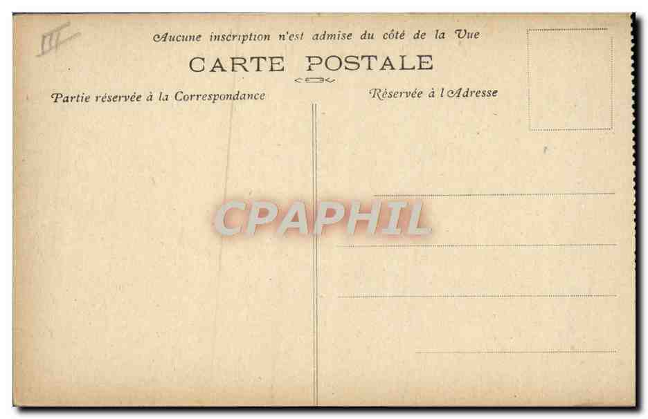 CPA Bateau Voilier Arcachon Les regates  — Verso