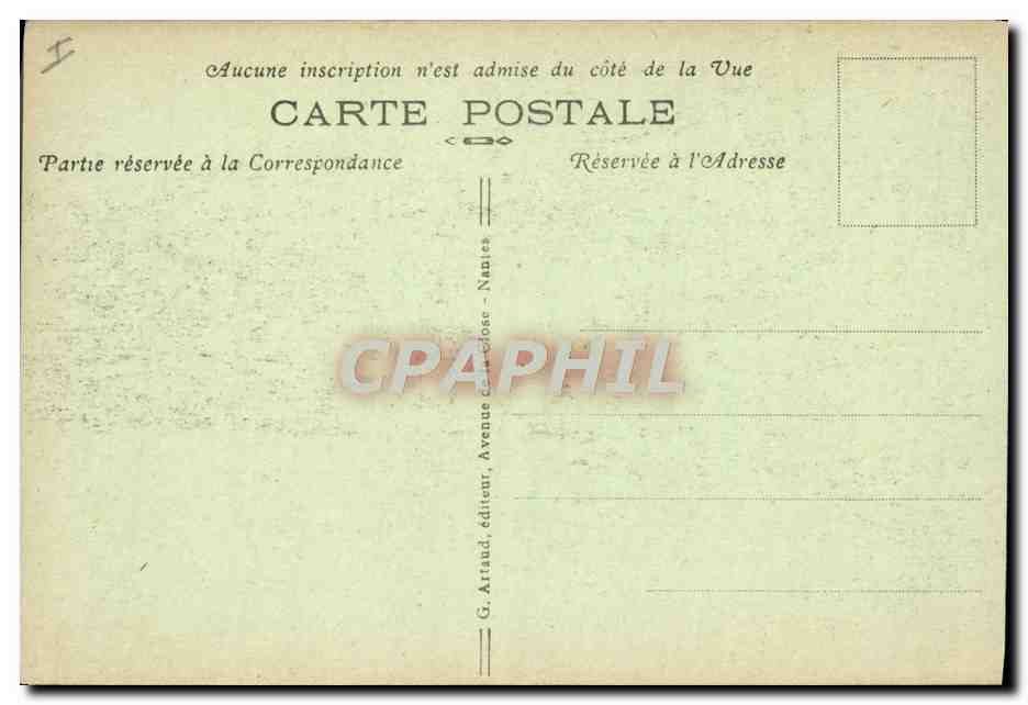 CPA Bateau Voilier Morgat Le port  — Verso