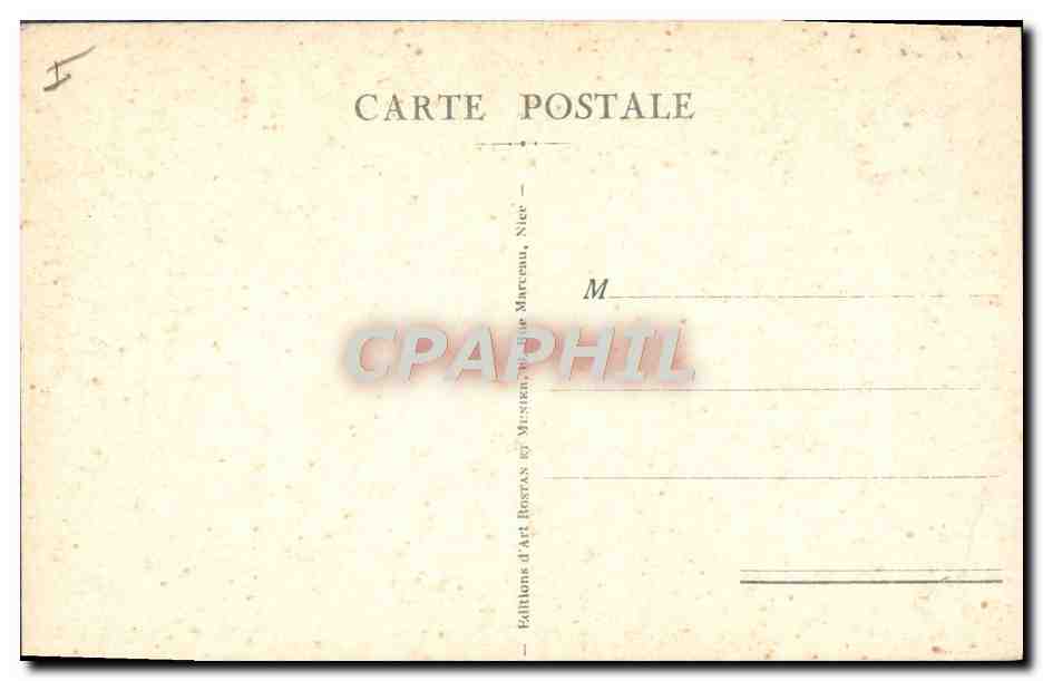 Menton — Le Port et la Vieille-Ville — RM, n° 402 — Achterkant