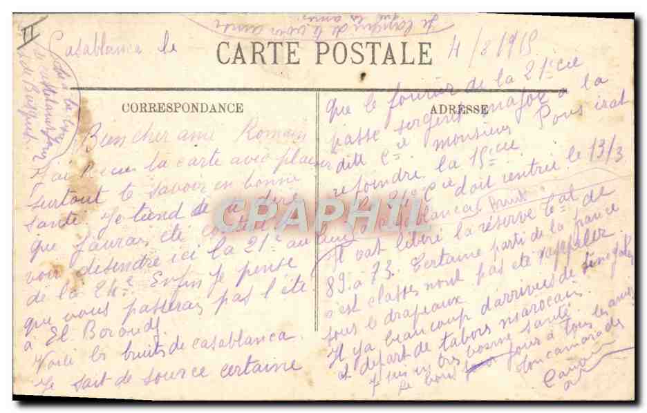 CPA Beaute orientale Bedouine portant son enfant — Rückseite