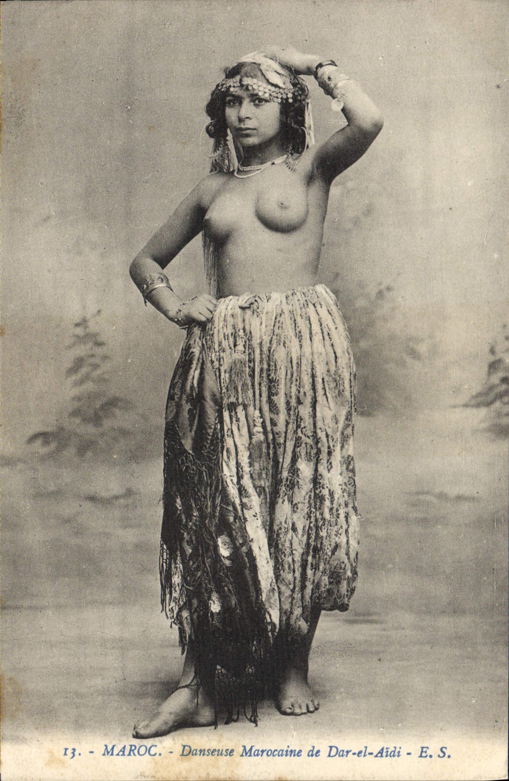 CPA Beaute orientale Maroc Danseuse marocaine de Dar el Aidi