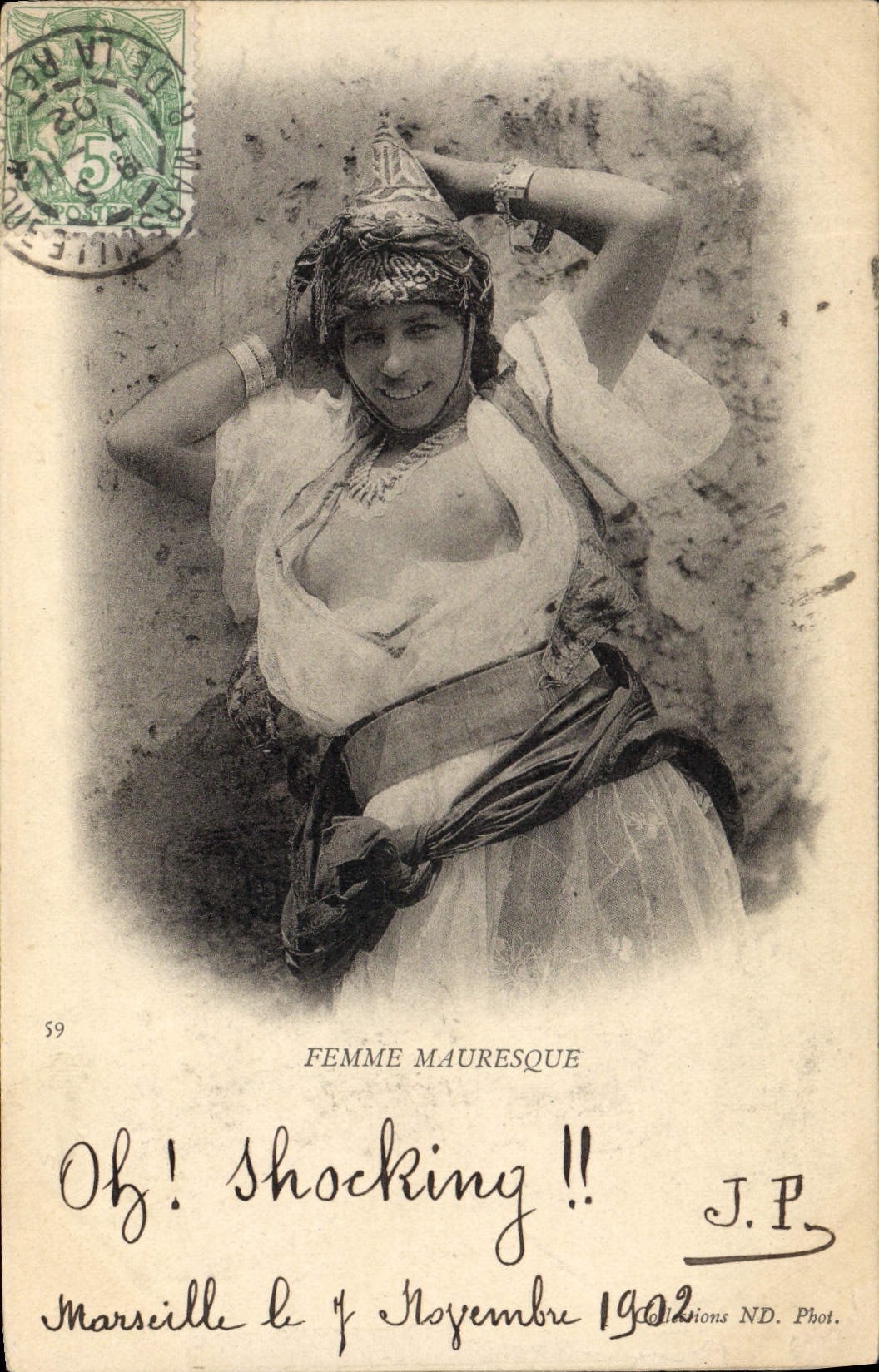CPA Beaute orientale Femme Mauresque