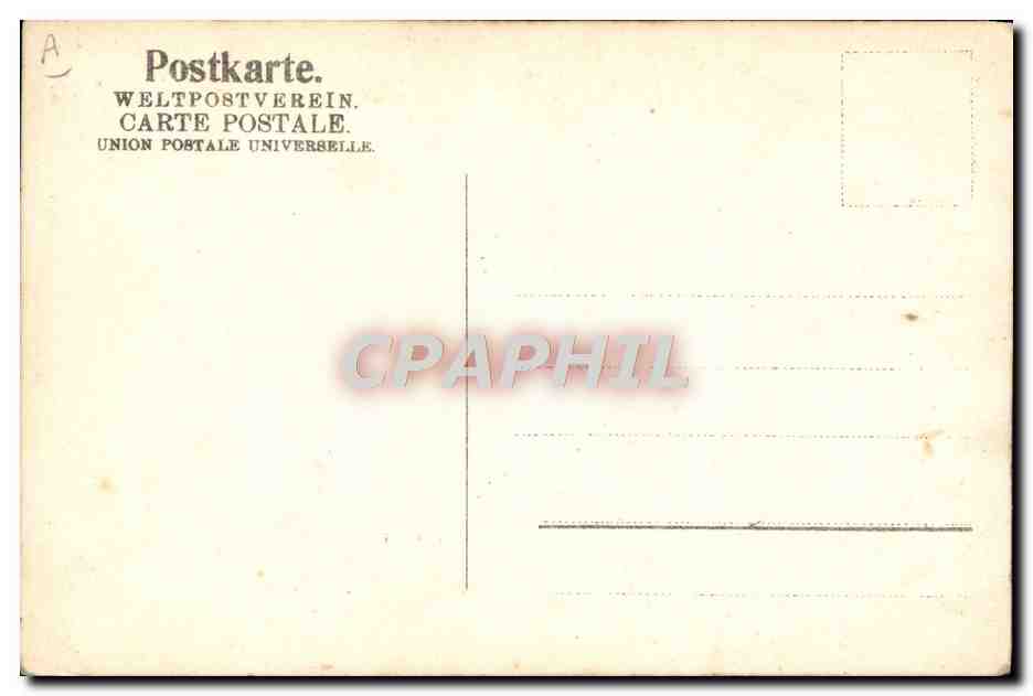 CPA Militaria Drapeau Amerika — Rückseite