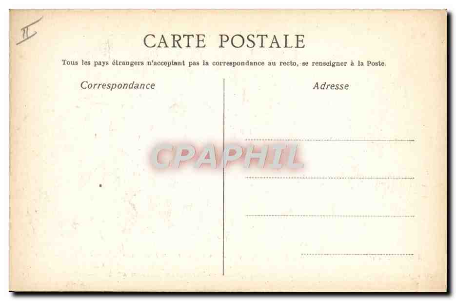 CPA Militaria Drapeaux allemands pris par les Francais Hotel des Invalides Chapelle des Invalides — Rückseite