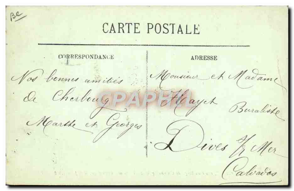 Le "Vendémiaire" — coulé au large de Cherbourg — LL. — Verso