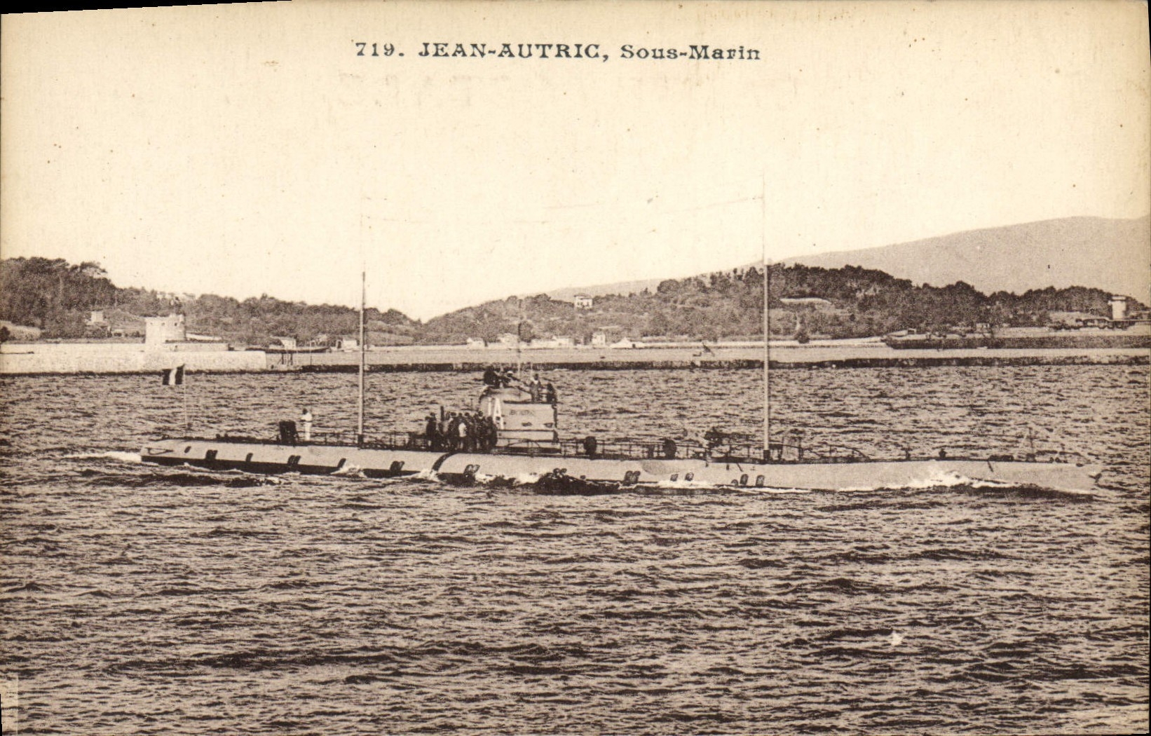 Jean-Autric, Sous-Marin — sous-marin militaire — série 719