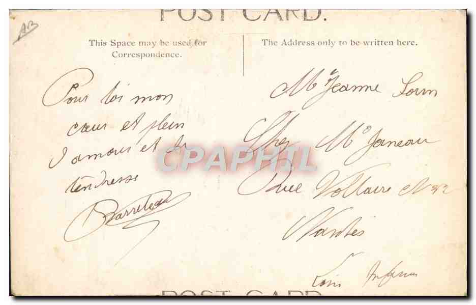 HM Submarine 'B11' — action contre le cuirassé turc 'Messudiyeh' — éditeur Abraham & Sons — Verso