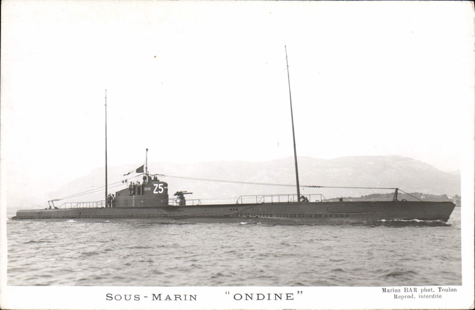 Sous-Marin "Ondine" — Toulon — Marius BAR phot.