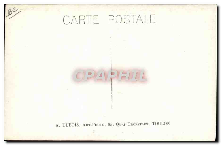 Sous-Marin Joëssel — Toulon — A. Dubois — Achterkant
