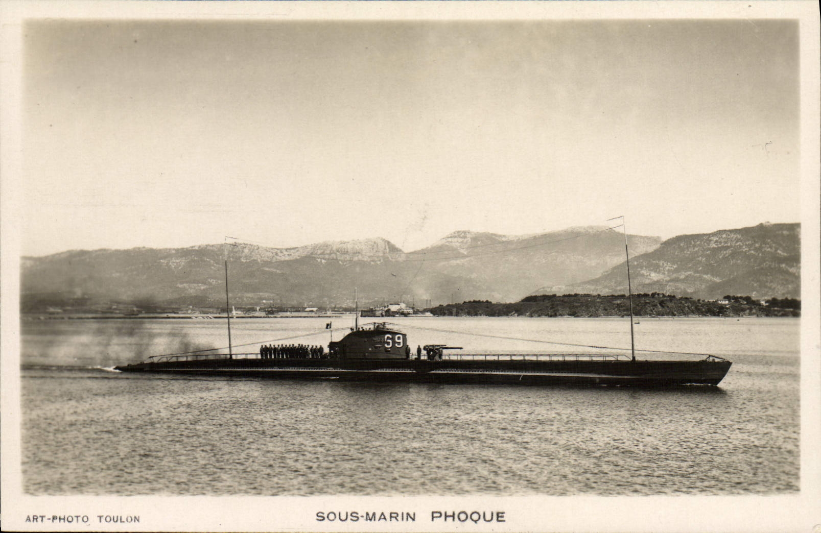 Sous-marin Phoque — n°59 — Art-Photo Toulon
