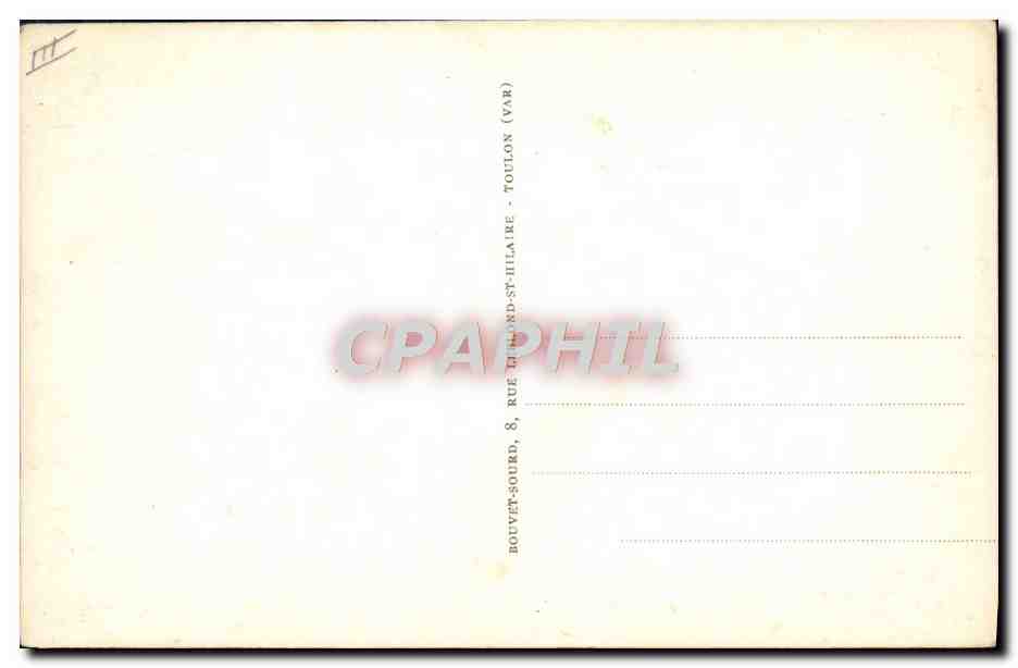 CPA Bateau de guerre Sous-marin Acheron — Verso