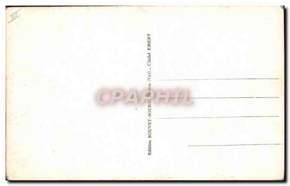 CPA Bateau de guerre Sous-marin Orion — Verso