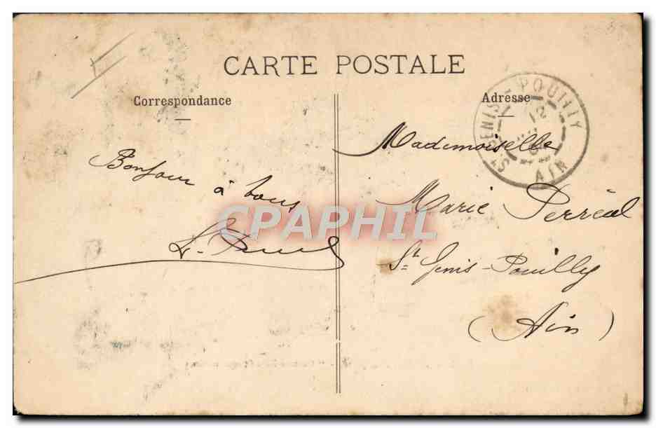 Toulon — Sous-marin français "Gustave-Zédé" — Collection A. Couturier, n°301 — Verso