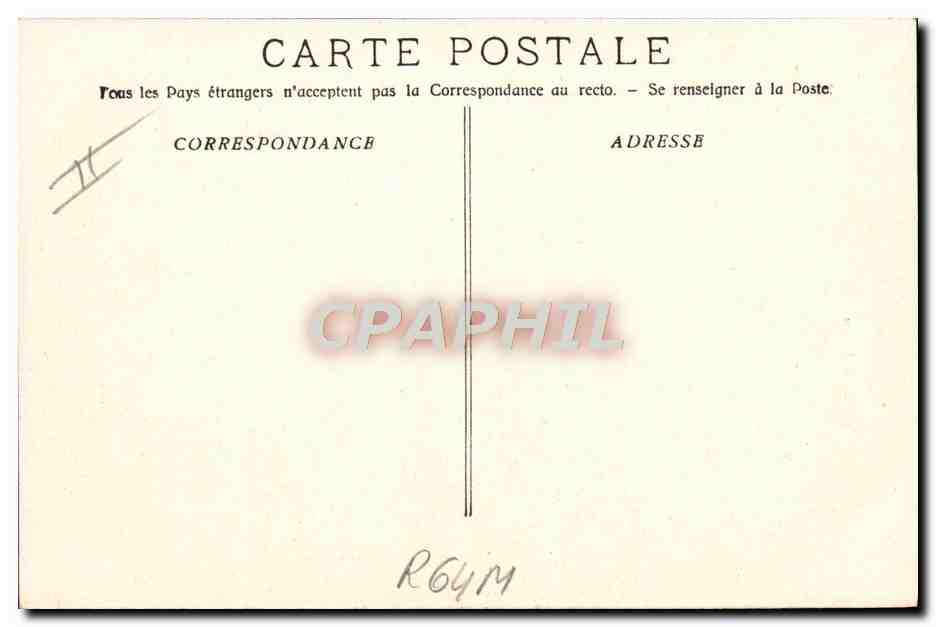 CPA Bateau de guerre Sous-marin Thon emergeant par grosse mer Dumont Duparc  — Verso