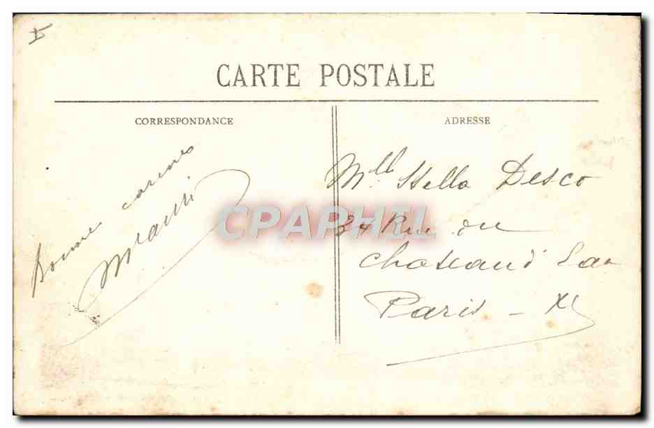 Cherbourg - Le Théâtre — Collection P. B., Cherbourg — Verso