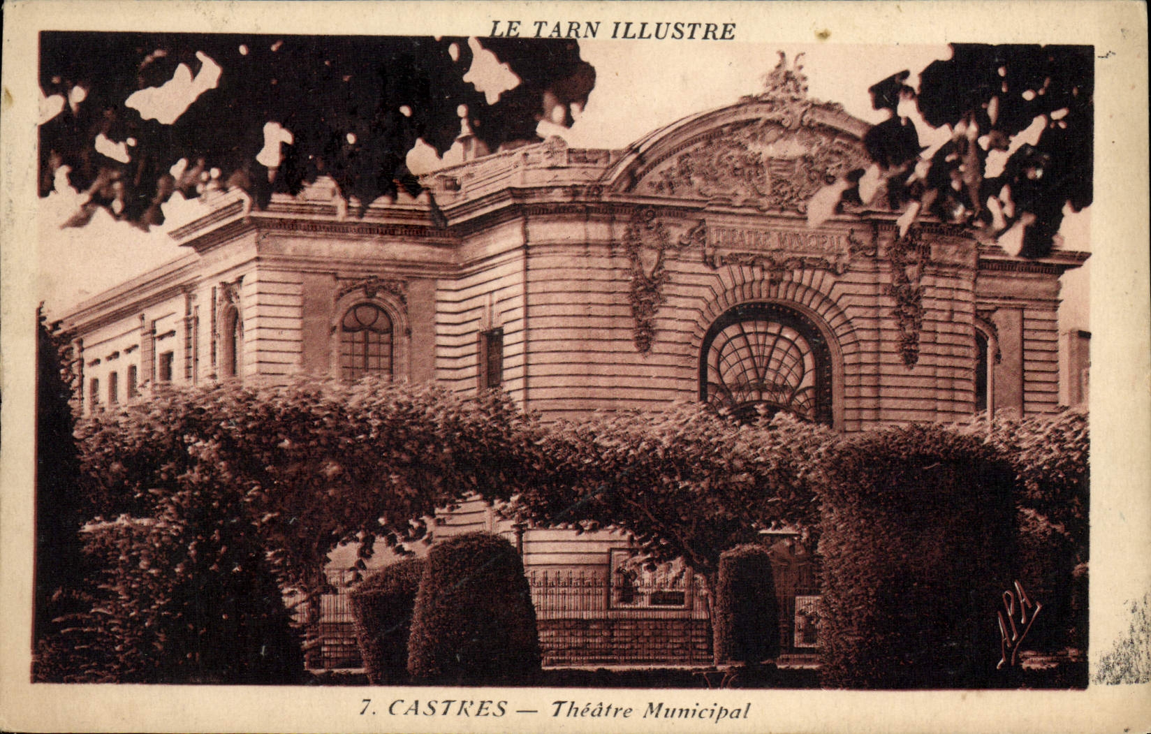 CPA Le Theatre municipal Castres 