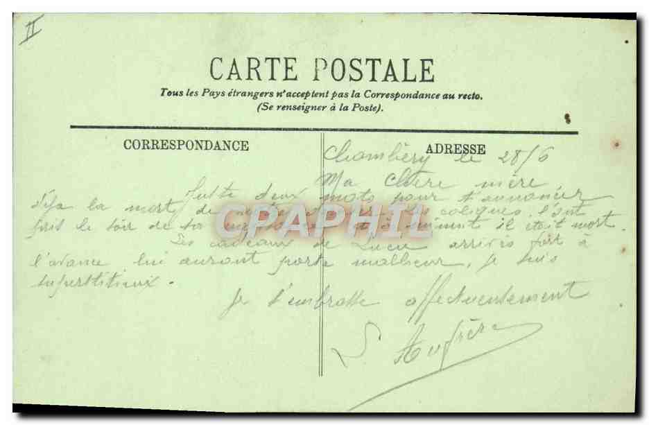 CPA Le Theatre Chambery  — Verso
